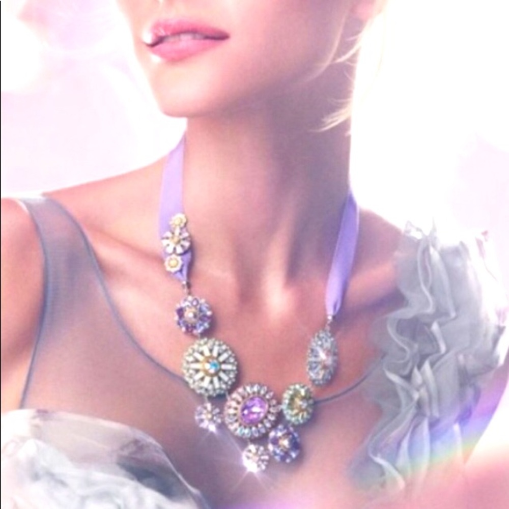 RARE REGENCY RIBBON SWAROVSKI NECKLACE.